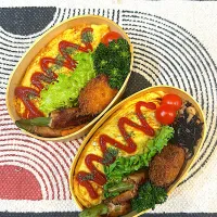 オムライス弁当♡|fuuum(*☻-☻*)さん