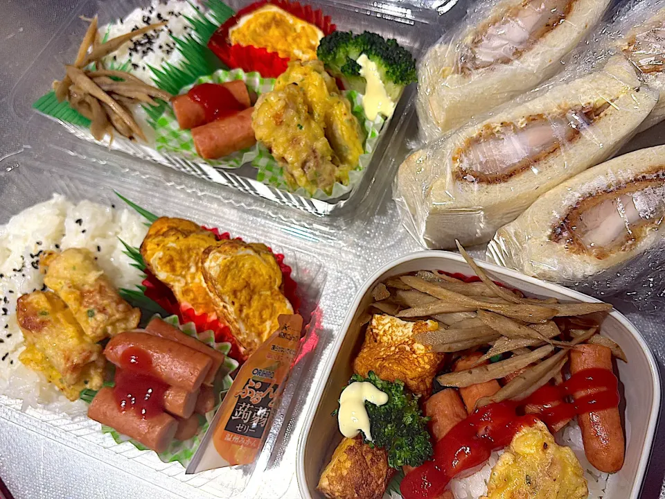 今日のお弁当と朝のサンド|バジルさん