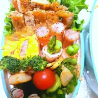 ポークソテー弁当🍱|みみさん