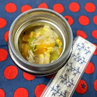 雑炊弁当🥣|がおりんさん