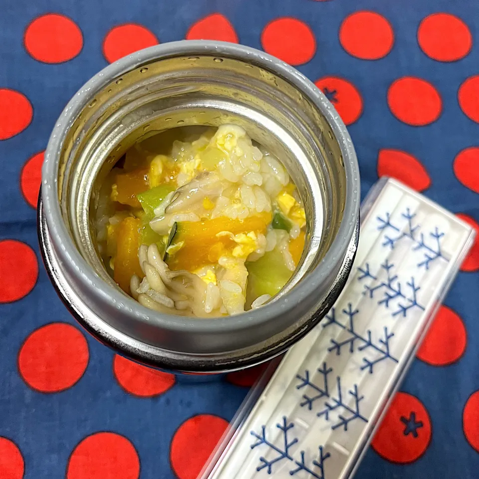 雑炊弁当🥣|がおりんさん