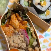 本日のお弁当〜巻き寿司弁当|f.1125beさん