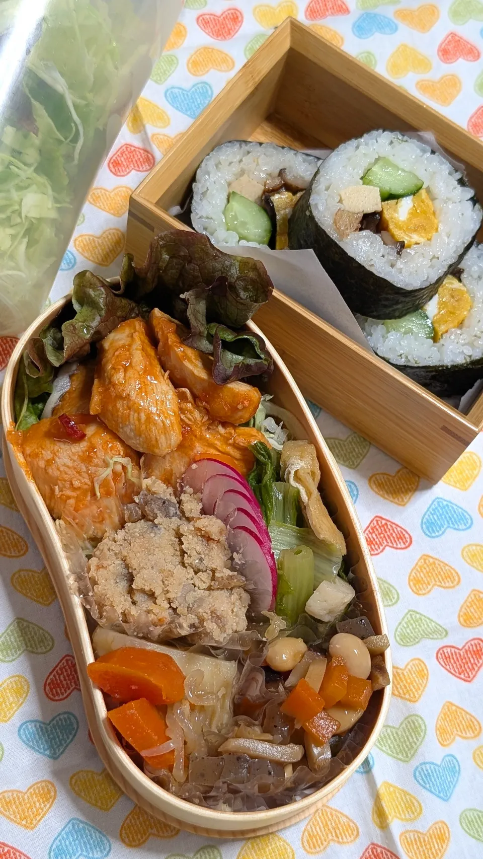 本日のお弁当〜巻き寿司弁当|f.1125beさん