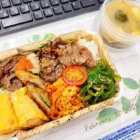 𝐦𝐞𝐧𝐮    焼肉🌶🧄弁当