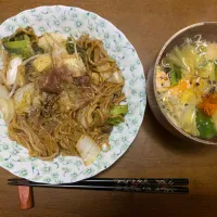 昼食　焼きそば|ATさん