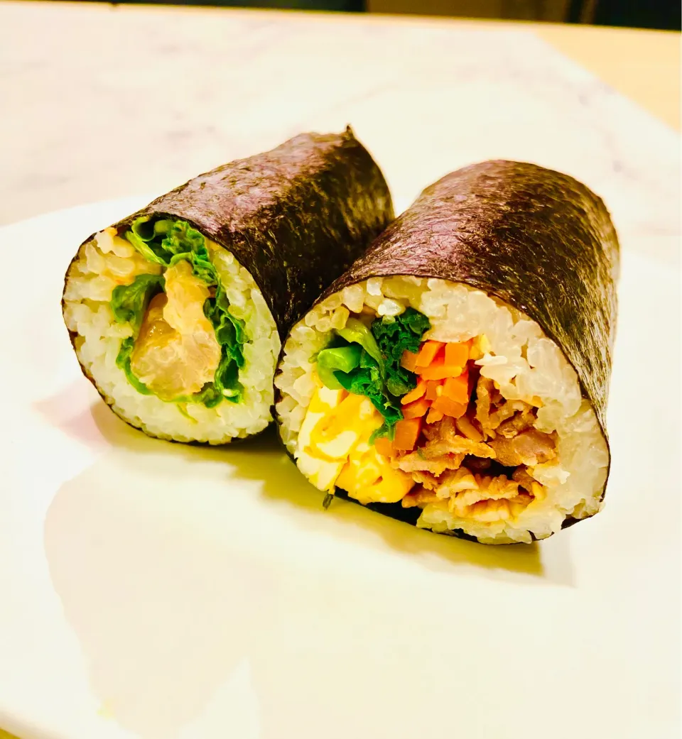 残業夜食恵方巻|ももこさん