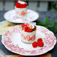 苺のプリン|さくらさん