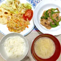 豚バラピーマンとマカロニサラダ|おしゃべり献立さん