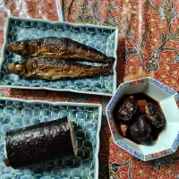   節分の夕飯　イーオンで恵方巻、いわしの塩焼き|はやとさん