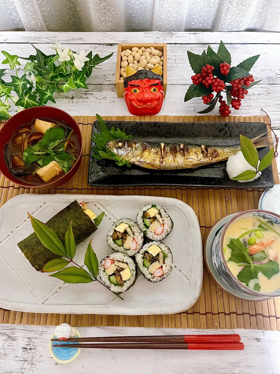 節分ご飯|ハマーさん