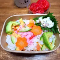 🌸ちらし寿司弁当🌸| ゆきさんさん