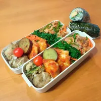 次男弁当&海苔巻|tamagomagomagoさん