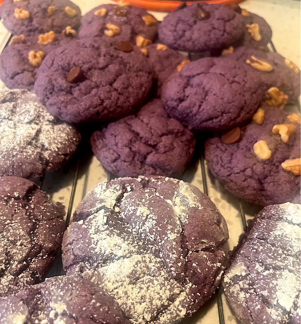 Ube Baby Baby💜 ube crinkles, ube walnut, ube chocolate chip|🌺IAnneさん
