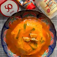 ニラたま丼　えびだしコチジャンあんかけ|栃倉 直人さん