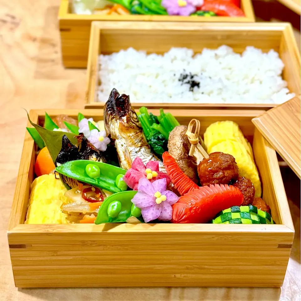 鰯の干物弁当|1480_kojiさん