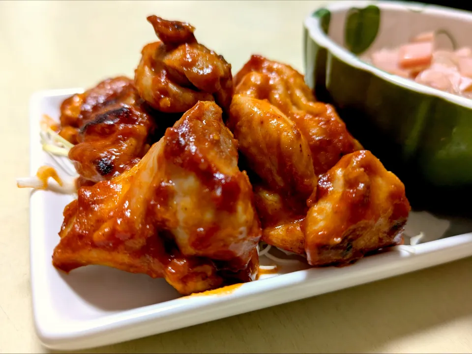 ケチャップカレー味の鶏炒め|調理員の自炊飯さん