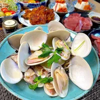 御神酒を使って蛤の酒蒸し〜♨️|ラゴさん。さん