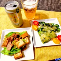 【主菜】厚揚げ豚バラの味噌炒め| シュビラさん