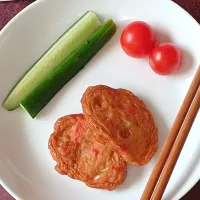 きゅうり、プチトマト、紅しょうが天|ナナさん