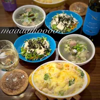 グラタンで白ワイン〜🥂😎✨|マイコさん