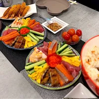 夜ごはん🍣|¨̮⑅*さん