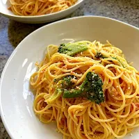 冷凍トマトでトマトパスタ🍝