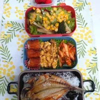 🍀2026/0205(木)あじの開き弁当|ともちんさん