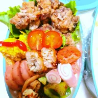 唐揚げ弁当🍱|みみさん
