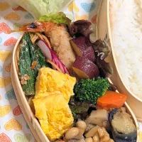 本日のお弁当〜鶏むね肉の甘酢炒め物弁当|f.1125beさん