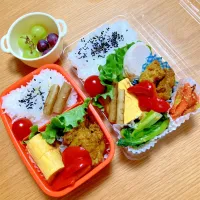 夫と次女のお弁当🍱🍙|シズソラさん