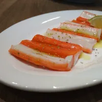 カニカマのカルパッチョ|古尾谷りかこさん