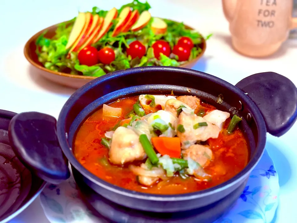 激辛しっぽくうどん血の池地獄Special🩸🌶️🔥☠️⚠️|マニラ男さん