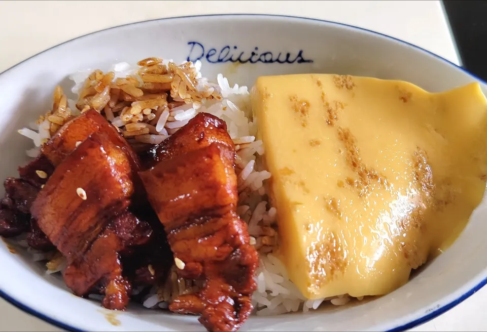 Today's lunch 😋 pork belly steamed eggs|🍒lynnlicious🍒さん
