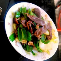 2026.2.5　朝から本気の野菜シャキシャキ牛肉炒め|maimaipapaさん