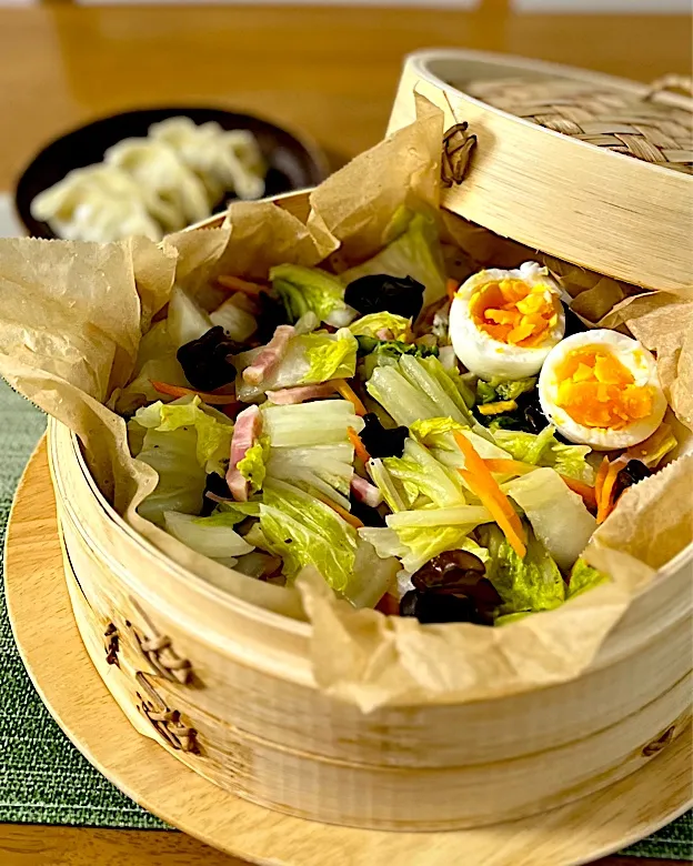 ベーコンと野菜のせいろ蒸し|あゆさん