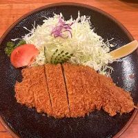 今日の晩ご飯@「大関」さん②  ぼくの特ロースかつ| なびさん