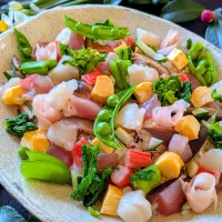 節分あとのお楽しみ♪ちらし寿司🌸