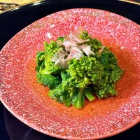 ビミサンで菜の花のお浸し＆大根と薩摩揚の煮物|鬼百合さん