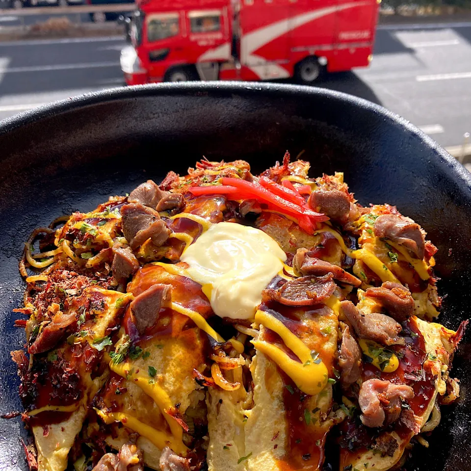 砂ずりのお好み焼き|Kさん