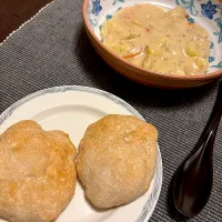 まるでピタパンとどろどろシチュー|きなこさん