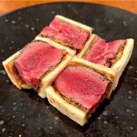 ②2月5日・［お肉のコース🍖✨］・ヒレカツサンド ❣️（お肉が柔らかく‼️今日イチの美味さ😋）|山勝さん