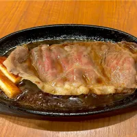 ③2月5日・［お肉のコース🍖✨］・和牛サーロインのすき焼き ❣️（めっちゃすき焼き味😋）|山勝さん