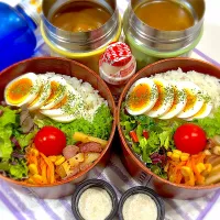 今日の夫婦弁⁽⁽ ◟(灬 ˊωˋ 灬)◞ ⁾⁾💕| 桃実さん