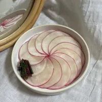 あやめ雪の千枚漬け|みゆぞうさん