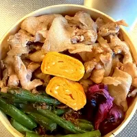 生姜焼き弁当|ぽんさん