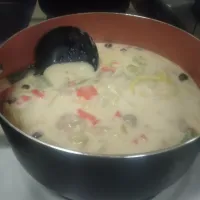 ショートパスタ入りホワイトシチュー|にんにくと唐辛子が特に好き❤️(元シャリマー)さん