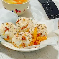 芋けんぴおにぎり🍙| もっさんさん