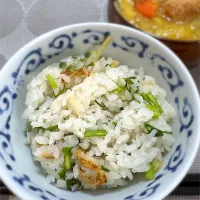 ホタテとセリの炊き込みご飯|morimi32さん