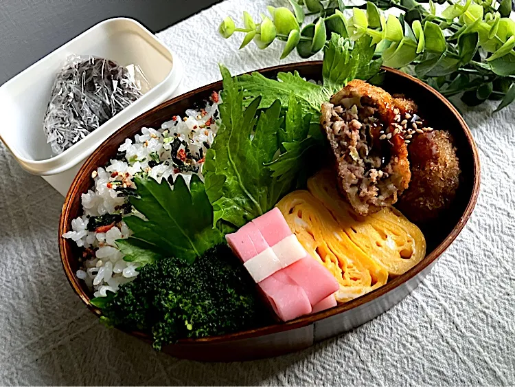 ＊0163. キャベツメンチ🥬娘ちゃんの高校生弁当🍱＊|＊抹茶＊さん