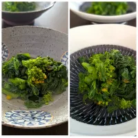 アッチさんの料理 菜の花のつゆだくおひたし|とだともさん